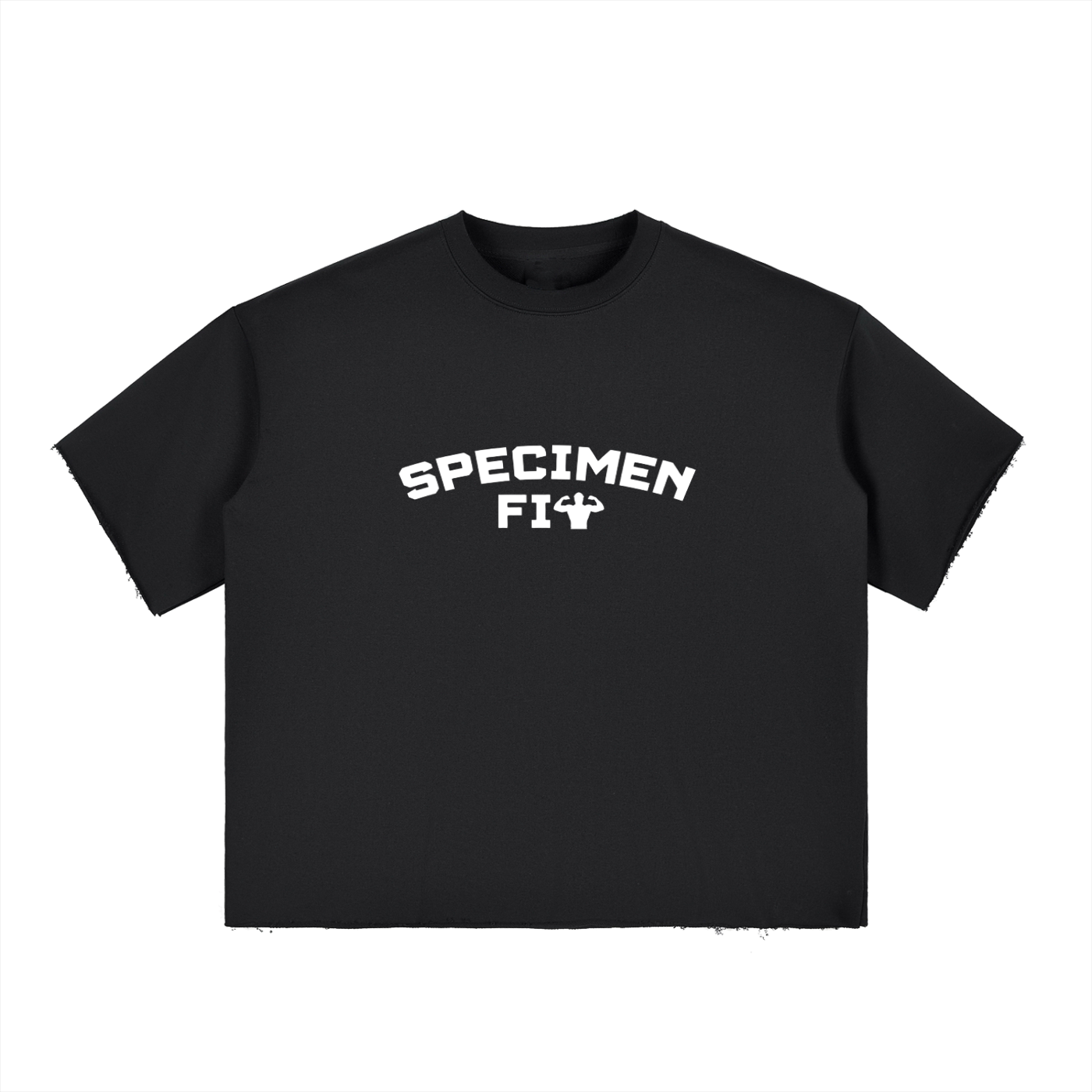 Specimen Fit Raw-Edge Boxy T-Shirt