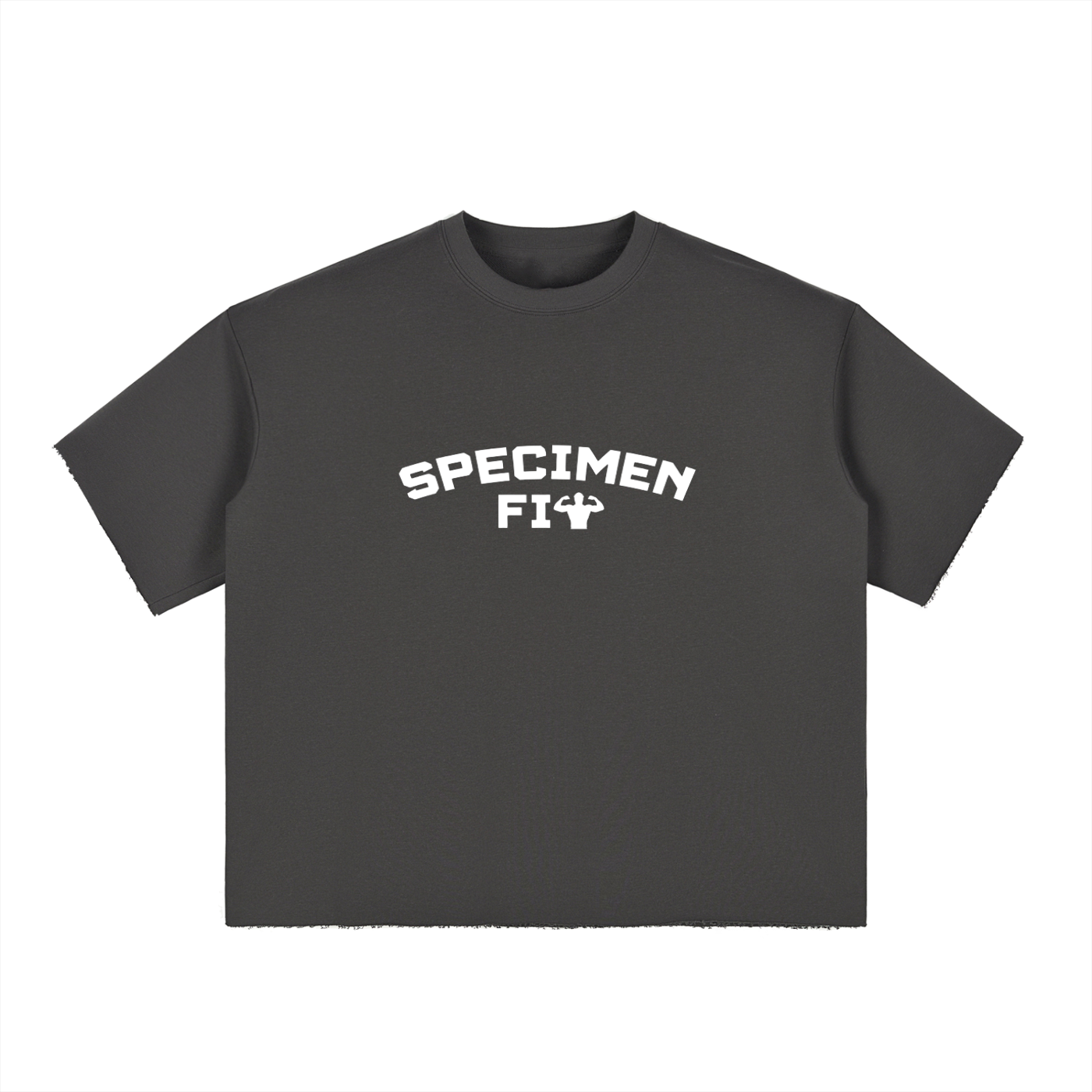 Specimen Fit Raw-Edge Boxy T-Shirt